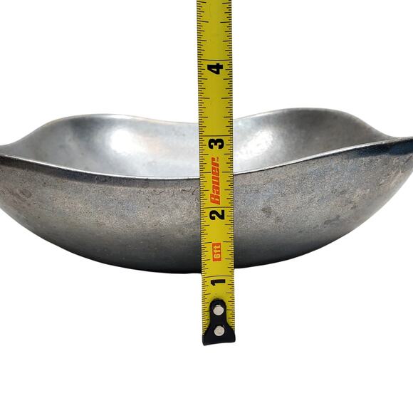 Wilton Mount Joy Pewter Serving Bowl Columbia PA USA Vtg Armetale 9" - Picture 4 of 9